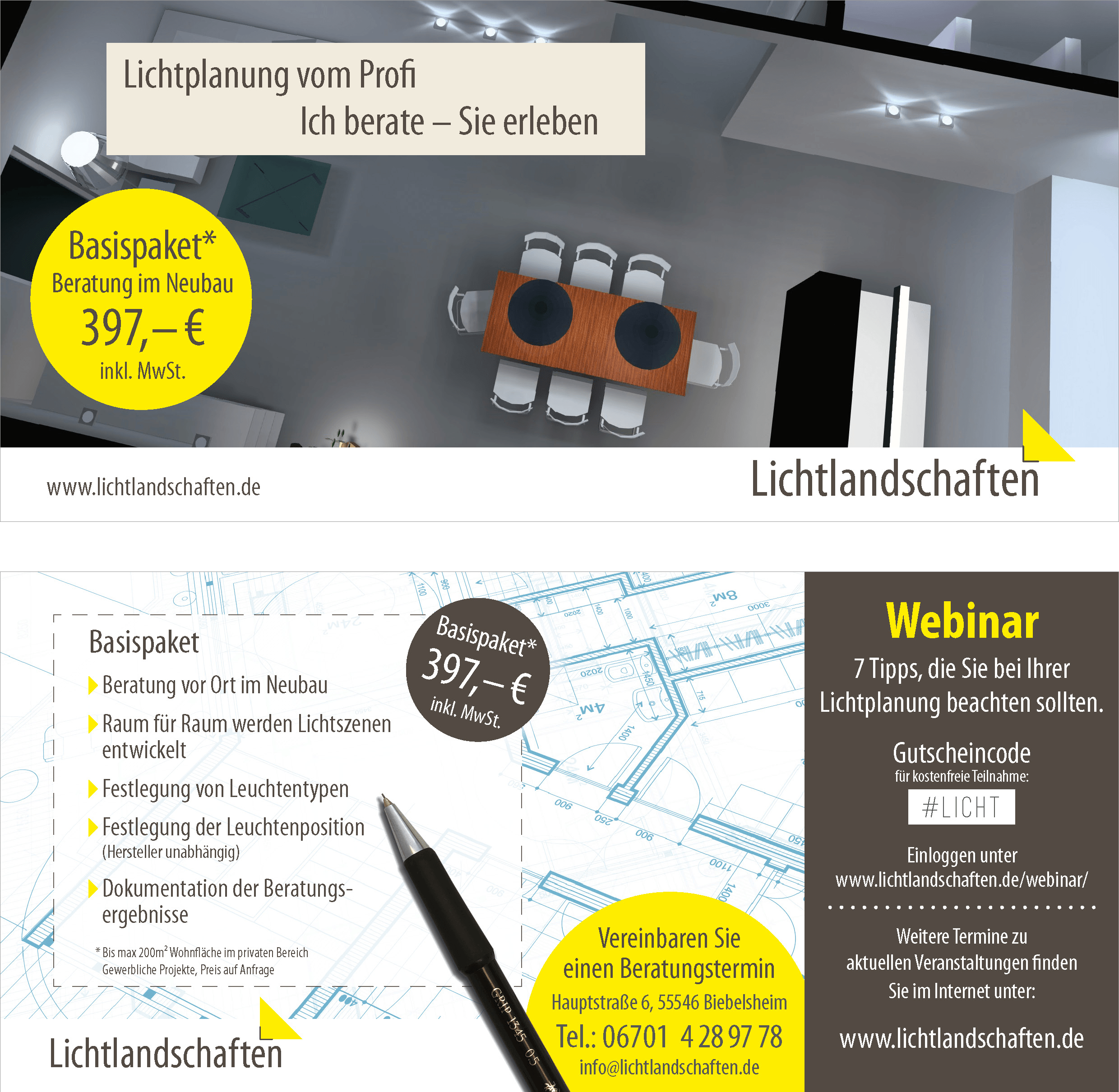 Lichtplanung und Lichtberatung
